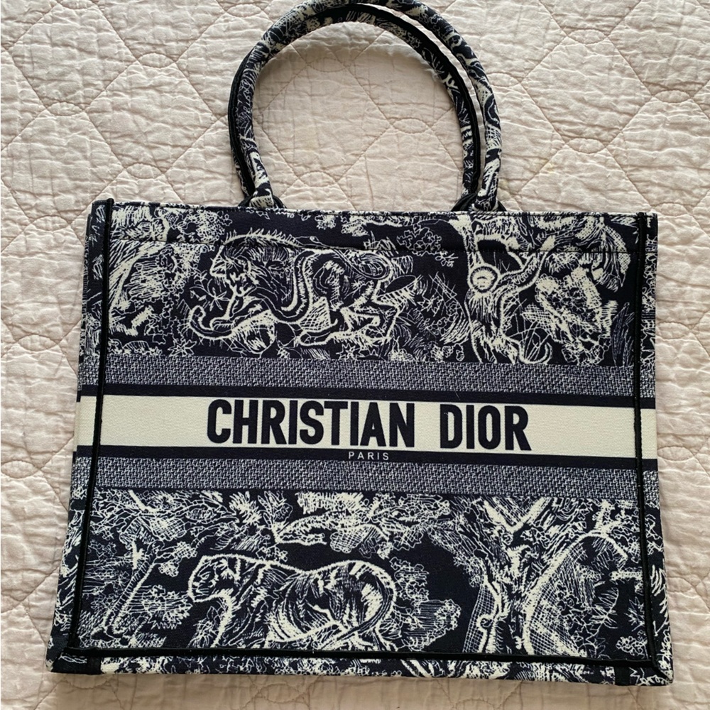 Large Dior Book Tote